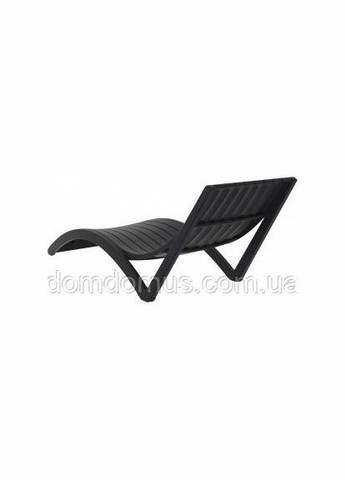 Шезлонг пластиковий Хвиля,, Black Siesta (334709164)