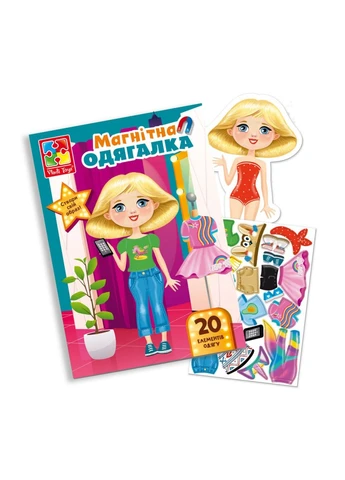 Магнитная игра Одевашка "Trendy girl" VT3204-32 Укр Vladi toys (331297302)