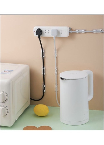 Тримач фіксатор кабелю стяжка для дроту органайзер кабель менеджмент 20 шт Прозорий REO (358934939)