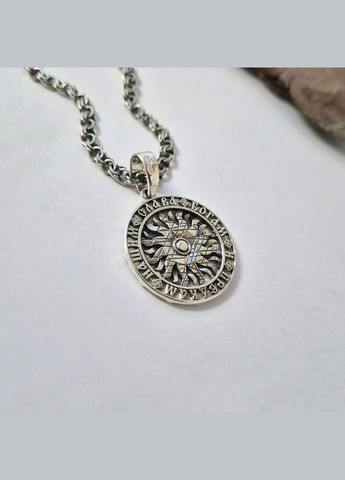 Серебряная подвеска оберег амулет Духовная Сила Черненное серебро 925 пробы (АРТ.93407) 9.70г No Brand (323223257)