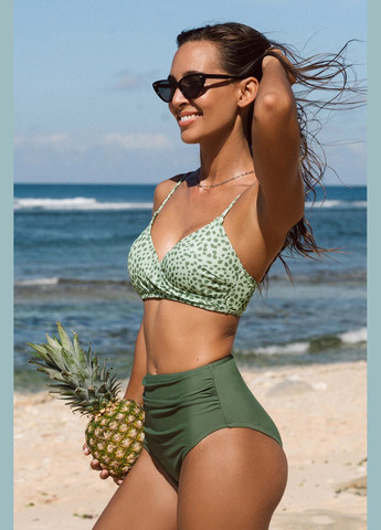 Комбинированный летний купальник CUPSHE