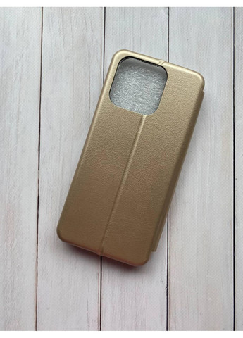 Чехол-книга с рисунком для Xiaomi Redmi 12C Золотой:: Мечта никогда не умирает (патриотический принт 1) G-Case (360712764)