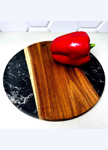 Кухонная Круглая доска 25 см для нарезки и сервировки Kamille (303209600)