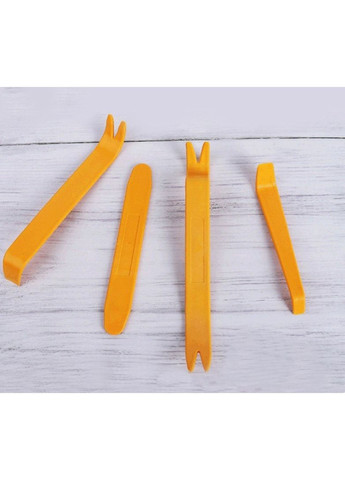 Автомобильные съемники Набор из 4 предметов для снятия пистонов обшивки салона автомобиля панелей магнитол (ВА050611) Bluefield (334729181)