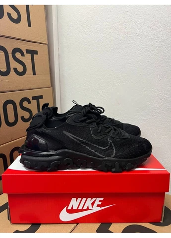 Чорні літні кросівки nike react vision black найк реакт No Brand