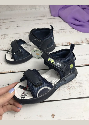 Босоніжки сандалі дитячі для хлопчиків ТОМ.М Темно-синій (098) Том.М (332056158)