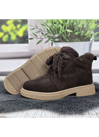 Черевики жіночі зимові з натуральної замші Hengji (365718533)