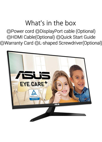 Монитор 27" VY27UQ 2xHDMI, DP, MM, IPS, 3840x2160, sRGB 99%, AdaptiveSync, HDR10 Asus (364675103)