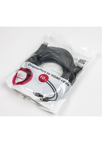 Кабель DisplayPort – HDMI (M/M), 10 м, Black (CC-DP-HDMI-10M) Cablexpert (370622647)