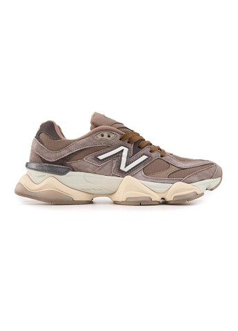 Коричневые демисезонные кроссовки мужские new balance 9060 beige brown v2 нью беланс 9060 No Brand