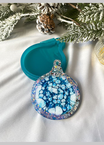 Молд Шар форма для новогодних игрушек на елку силиконовая форма для эпоксидной смолы No Brand (370566815)