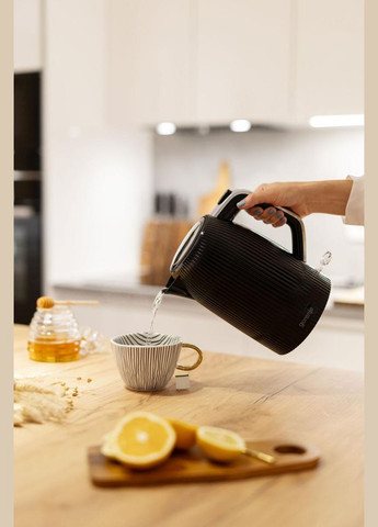 Електрочайник 1.7л, Strix-контроль, чорний матовий Gorenje (314747772)