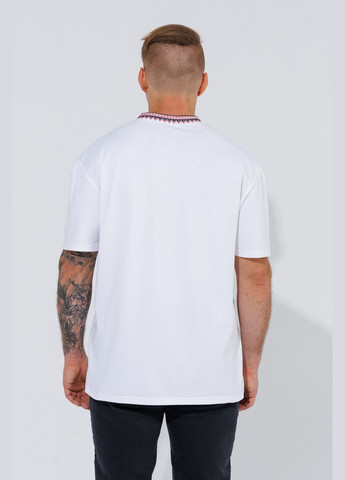 Белая вышиванка футболка мужская француз бело-красный (2000990486066a) shop (2000990486066) (364723933)