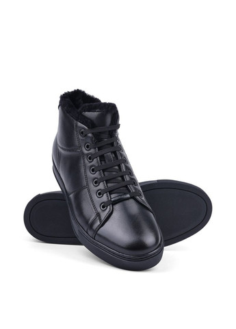 Чоловічі Черевики 813X-04-D01MОЗ24-25 Чорний Шкіра MIRATON (368527867)