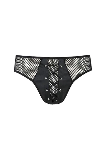 Чоловічі труси зі шнурівкою 035 Slip Richard Black Passion (296623486)