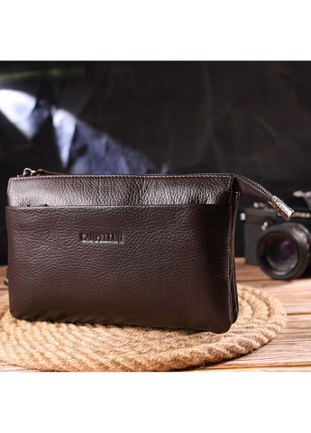 Красивий клатч для чоловіків з натуральної зернистої шкіри 21553 Canpellini (366881005)