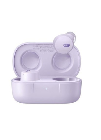 Наушники беспроводные Bowie E18 True Wireless Earphones A00023800533-00 фиолетовые Baseus (371632411)