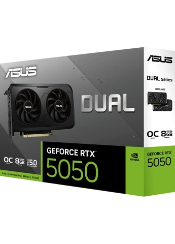 Видеокарта Dual GeForce RTX 5050 8GB OC Edition (DUAL-RTX5050-O8G) UA [149001] Asus (400900989)