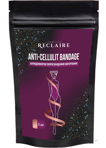 Антицелюлітне гаряче бандажне обгортання Anti-Cellulit Bandage 2шт (1381562-19412090) Reclaire cosmetics (368654689)