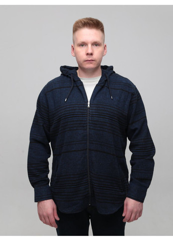 Толстовка чоловіча темно-синя тонка з капюшоном Jean Piere Пряма (358932511)