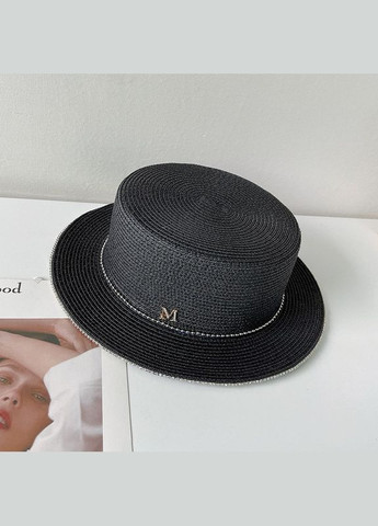 Шляпа женская летняя канотье со стразами Maison No Brand (293943135)
