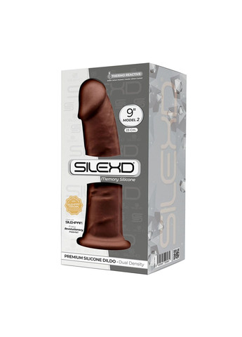 Фалоімітатор Oscar Brown (MODEL 2 size 9in), двошаровий, силікон + Silexpan, діаметр 5,4см - CherryLove Silexd (332209438)