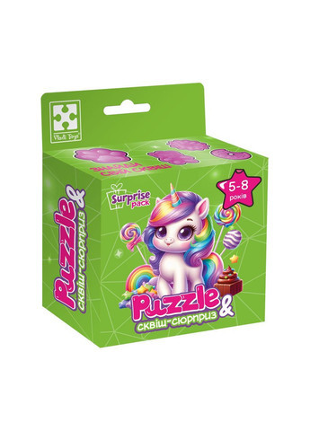 Розвиваюча гра для дітей - пазли із сюрпризом "Єдиноріжка"2 VT8030-02 Vladi toys (366239540)