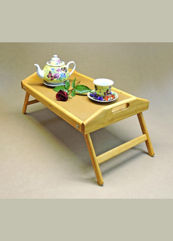 Столик-поднос для завтрака из дерева Флорида карри (СТП-000403) No Brand (327845597)