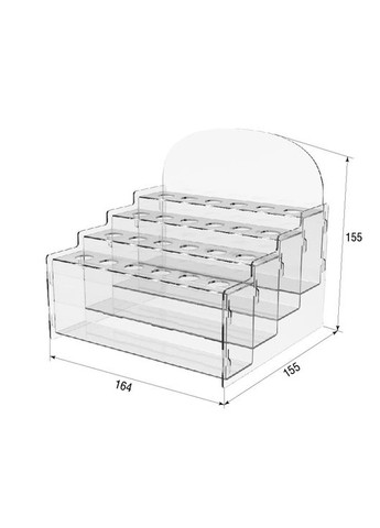 Підставка для пробників із акрила 164х155х155 Ekostar (367609340)