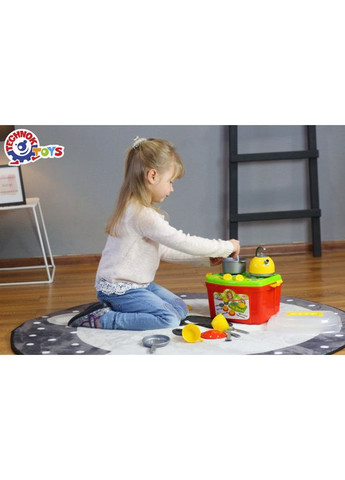 Кухонный набор игрушечный 10 предметов для детей игра на кухне имитационная игра ТехноК (371793163)