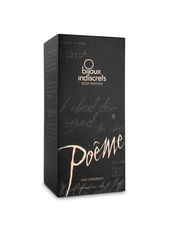 Съедобная краска для тела Indiscrets Poеme - Wild Strawberry, 50 гр Bijoux (297131071)
