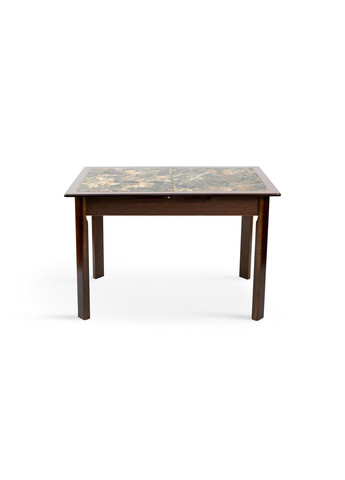 Стіл-трансформер кухонний розкладний DELI Темний горіх/Кераміка 855416-02 855416 Comfort Line (355467947)