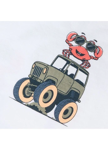 Футболка Cool Crab,, розмір (261.13241580.BWHI) Name it (393899028)
