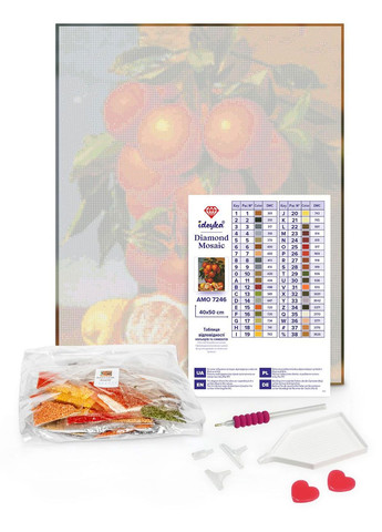 Алмазная мозаика «Прекрасная стихия» AMO7965 40х40см IDEYKA (340961660)