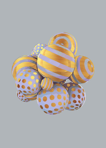 Набір картин за номерами з металевими фарбами Bubbles (ITR-032) 2 шт в наборі Riviera Blanca (303135433)