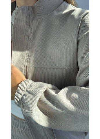 Жіночий костюм з мікровельвету з курткою на замку Україна (356683228)