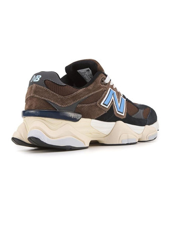 Чорні Осінні кросівки чоловічі new balance 9060 brown black нью беланс 9060 No Brand