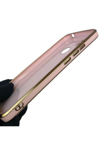 Чехол для Redmi 10A с защитой камеры с золотой окантовкой на редми 10а пудровый gs1 Xiaomi (366228391)