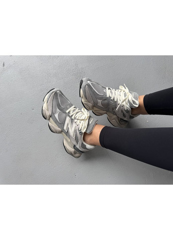 Кроссовки женские и мужские New Balance 9060 Slate Grey Raincloud | Нью Беланс 9060 серые No Brand серые демисезоны (372129259)