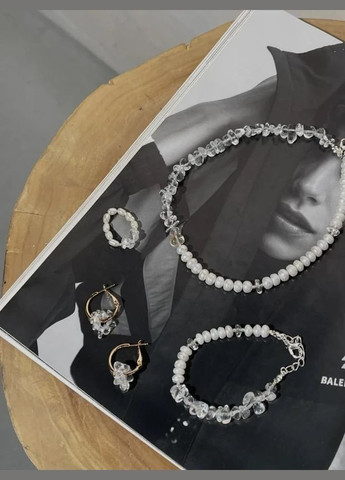 Колье "Crystal Crumb" Le'Perle (312520133)