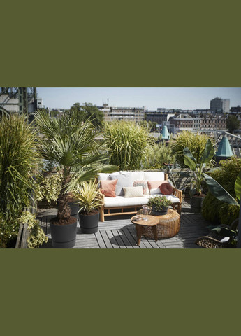 Вазон greenville round (зелений) 25 см (A014119) Elho (315149959)