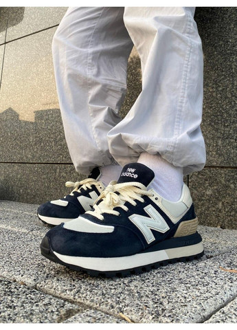 Білі Осінні кросівки чоловічі new balance 574 legacy blue white нью беланс 574 No Brand