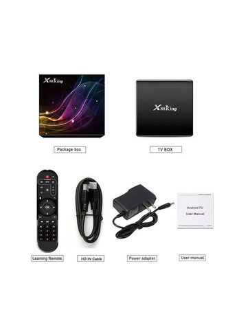 Смарт тв приставка King 4/128 GB X88 (370590389)
