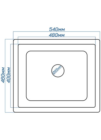 Кухонна мийка Mira U-540 Antracit (902) Romzha (315602844)