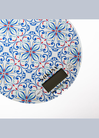 Ваги кухонні електронні SK19023 до 5 кг із плоскою платформою, синій Sokany SK-19023BL (303356162)