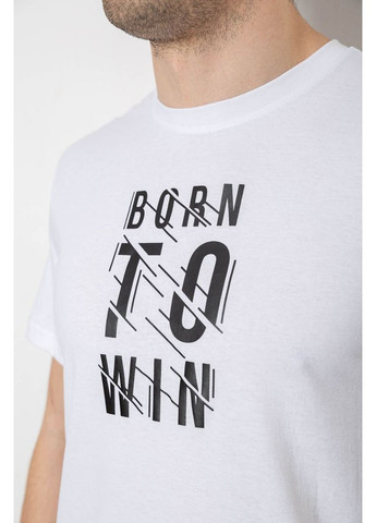 Белая футболка мужская с принтом Sport Line