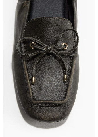 H&M Туфлі екологічна шкіра чорний з штучна шкіра, швеція — демісезон (361021408)