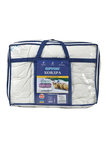 Одеяло - шерстяное тик теплое белое евро 450 гр/м2 (100001676) Руно (307413935)