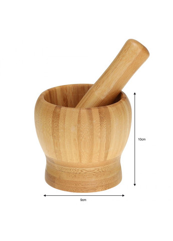 Ступка с пестиком бамбук арт. KH-1616 Kinghoff Ступка 10х9 см с пестиком бамбук (304729306)