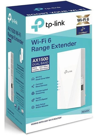 Повторювач — розширювач зони покриття WiFi — RE500X TP-Link (294092774)